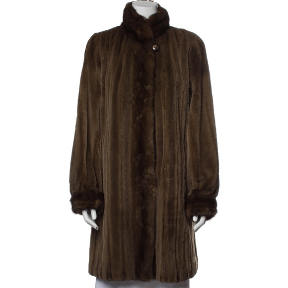 Gartenhaus Furs, Reversible Sheared Mink 3/4 Length Fur Coat, Sz Medium, EUC - Picture 4 of 13